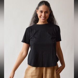 Free Label black Tulip Tee - 100% cotton - Size XL